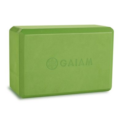 Gaiam Green Yoga Block