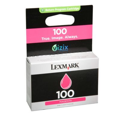 Lexmark 100 Magenta Return Program Ink Cartridge