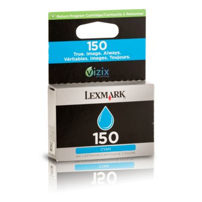 Lexmark 150 Cyan Return Program Ink Cartridge 15.99