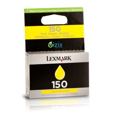 Lexmark 150 Yellow Return Program Ink Cartridge 15.99