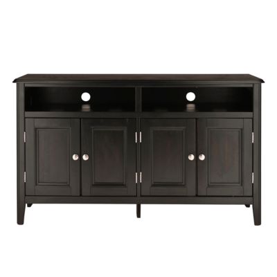Home Solutions Contemporary Dark Brown Stand for Flat-Panel TVs Up to 50