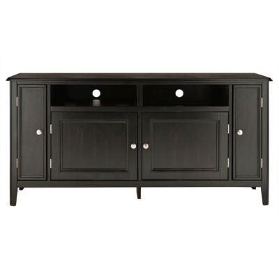 Home Solutions Contemporary Dark Brown Stand for Flat-Panel TVs Up to 60