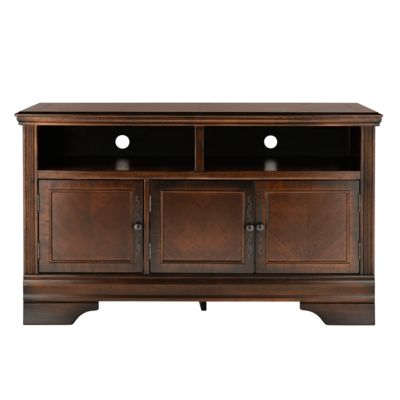 Home Solutions Traditional Dark Brown Stand for Flat-Panel TVs Up to 50