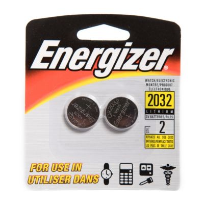 Energizer 2-Pack Watch / Electronics Cell Size 2032 Batteries 4.99