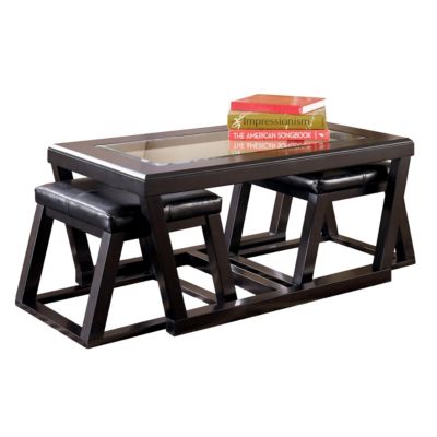 Home Solutions Cocktail Table with 2 Stools 219.99