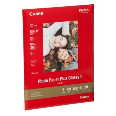 Canon 20-Sheet 8' x 10' Photo Paper Plus Glossy II 9.95