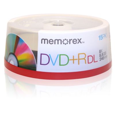 Memorex DVD+R Double Layer 15-Pack 9.95