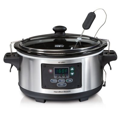 Hamilton Beach Set & Forget® 6-Quart Programmable Slow Cooker 49.99