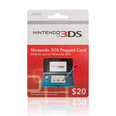 Nintendo 3DS Cash Prepaid $20 20.0