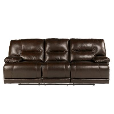 Home Solutions Brown Reclining Power Sofa 949.99