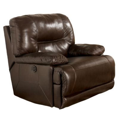 Home Solutions Brown Power Rocker Recliner 