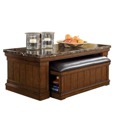 Home Solutions Cocktail Table with Mobile Ottoman 349.99