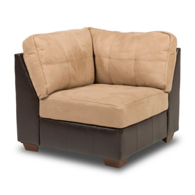 Home Solutions Gable-Mocha Corner Chair 299.99