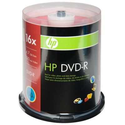 HP DVD-R 100-Pack Spindle 22.95