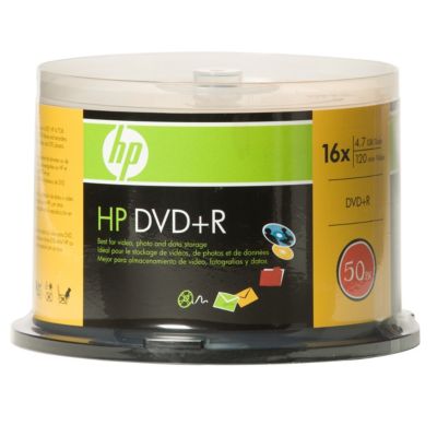 HP DVD+R 50-Pack Spindle 12.95