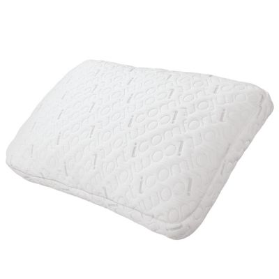 Serta Queen Gel Memory Foam 2 n 1 Scrunch Pillow