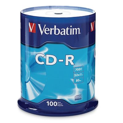 Verbatim CD-R 100-Pack Spindle 29.95