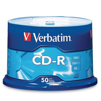 Verbatim CD-R 50-Pack Spindle 16.99