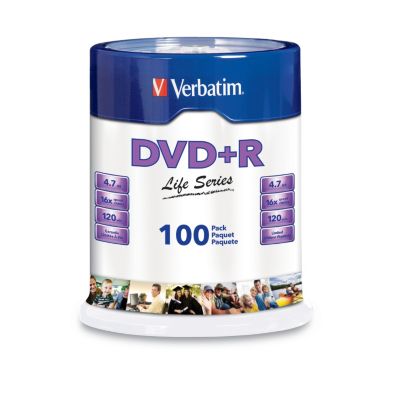 Verbatim DVD+R 100-Pack Spindle