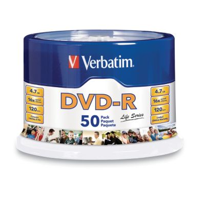 Verbatim DVD-R 50-Pack Spindle 19.99