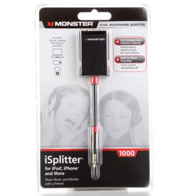 Monster Cable iSplitter™ 1000 for iPod®, iPhone™ and iPad™