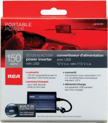 RCA 150-Watt Power Inverter with USB 49.99