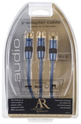 Acoustic Research Performance Series Y-Adapter Cable (1 male to 2 female)