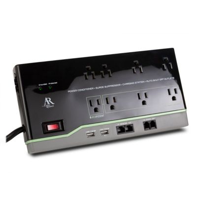Acoustic Research 8-Outlet EcoFicient Surge Protector 