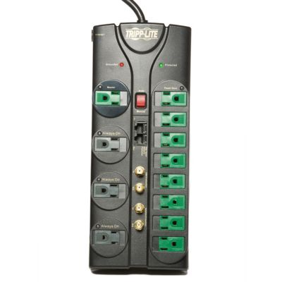 Tripp Lite 12-Outlet 3600-Joule Energy-Saving Surge Suppressor