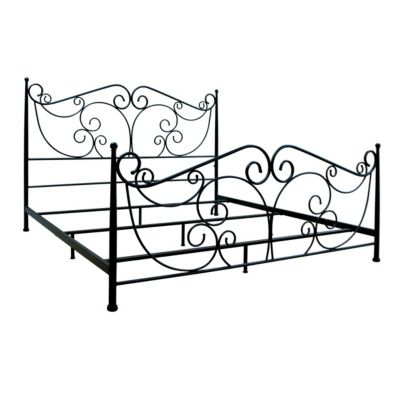Bell'O King Dark Bronze No Tools Assembly Metal Bed