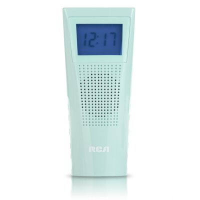 RCA Green Bathroom Clock Radio