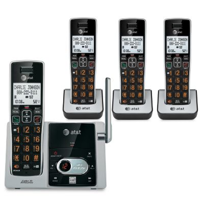 AT&T DECT 6.0 4-Handset Cordless Phone with Answering System 99.99