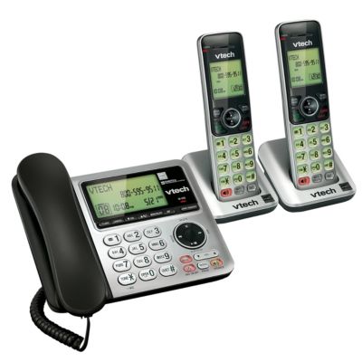 VTech DECT 6.0 3-Handset Corded/Cordless Phone with Answering System 69.99