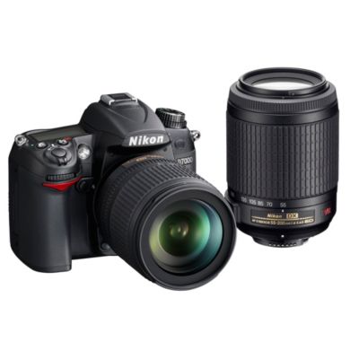 Nikon 16.2 Megapixel Digital SLR Camera with 18-105mm Zoom Lens and VR 55-200mm f/4-5.6G IF-ED Lens