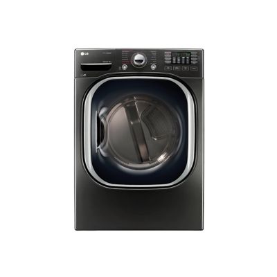 LG 7.4 Cu. Ft. Black Stainless Steel Steam Electric Dryer