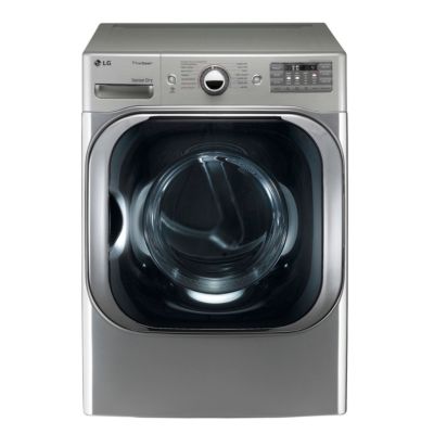 LG 9 Cu. Ft. Graphite Steel TrueSteam™ Gas Dryer