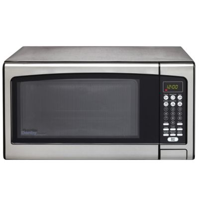 Danby 1.1 Cu. Ft. 1,000-Watt Stainless Steel Countertop Microwave Oven