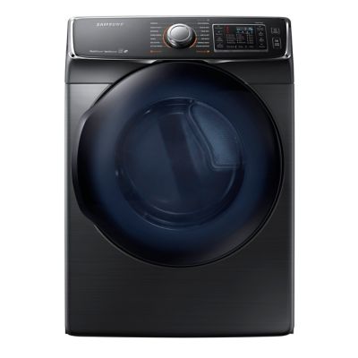 Samsung 7.5 Cu. Ft. Black Stainless Steel Steam Electric Dryer