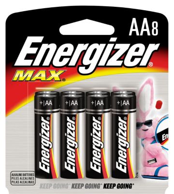 Energizer 8-Pack AA Alkaline MAX® Batteries
