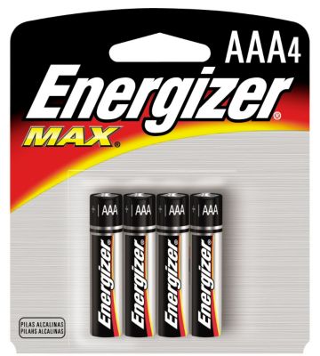 Energizer 4-Pack AAA Alkaline MAX® Batteries 4.29