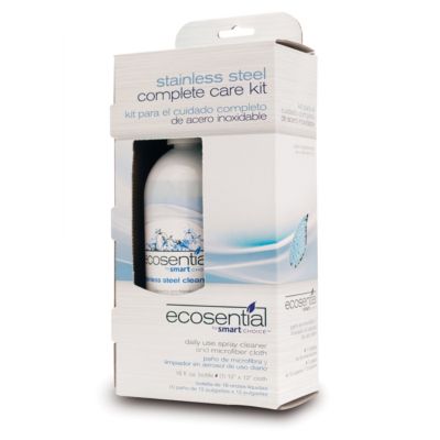 ecosential by Smart Choice™ Stainless Steel Cleaning Kit with Cleaner and Microfiber Cloth
