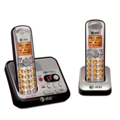 AT&T DECT 6.0 2-Handset Cordless Phone with Answering System 44.99