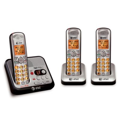 AT&T DECT 6.0 3-Handset Cordless Phone with Answering System 59.99