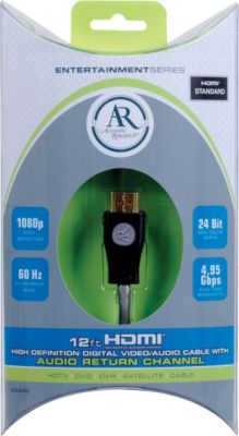 Acoustic Research 12' Entertainment Series HDMI® Cable with Audio Return Channel 14.95