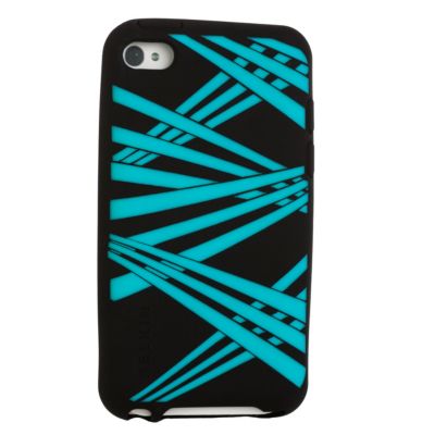 Belkin Fountain Blue Essential Grip Graphix Flux Case for iPod touch
