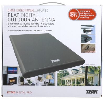 Terk Flat Panel Digital Amplified Outdoor Antenna 99.99