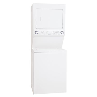 Frigidaire Stack Laundry Center with 3.3 Cu. Ft. Washer and 5.5 Cu. Ft. Electric Dryer
