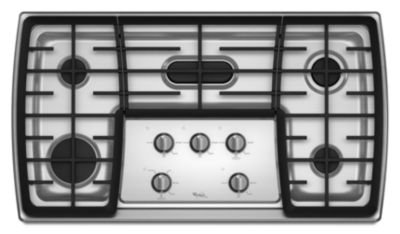 Whirlpool 36' Stainless Steel Gas Cooktop 1249.99