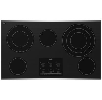 Whirlpool 36' Stainless Steel Smoothtop Electric Cooktop 1399.99