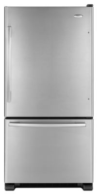 Whirlpool 21.9 Cu. Ft. Stainless Steel Bottom-Freezer Refrigerator